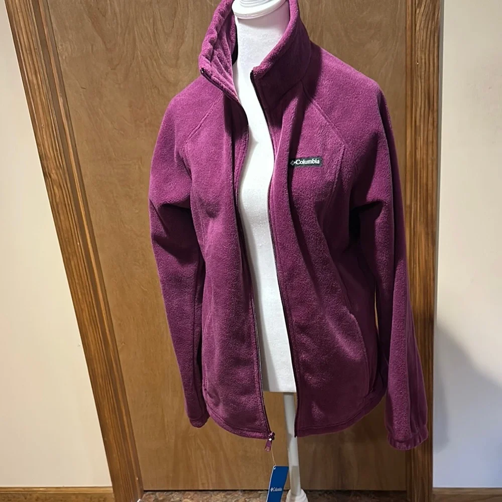 Columbia Magenta Fleece Jacket - Picture 8 of 8